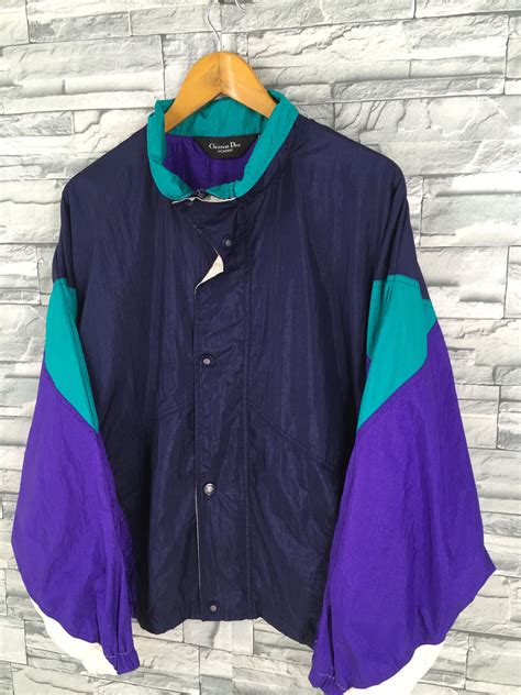 christian dior monsieur vintage windbreaker|Vintage Christian Dior Monsieur Windbreaker Track Jacket Men's .